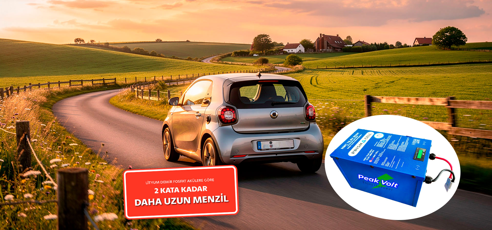 Elektrikli araçlar için yüksek güç çıkışına sahip lityum NMC batarya çözümleri